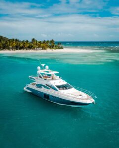 64' Azimut Flybridge Exterior Bird Eye View 2