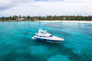 64' Azimut Flybridge Exterior Bird Eye View