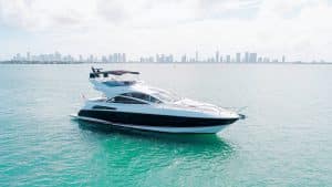 70’ Sunseeker Manhattan on water